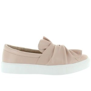 MIA Zoë Blush Leather Twist Slip On Shoes